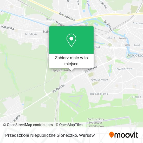 Mapa Przedszkole Niepubliczne Słoneczko