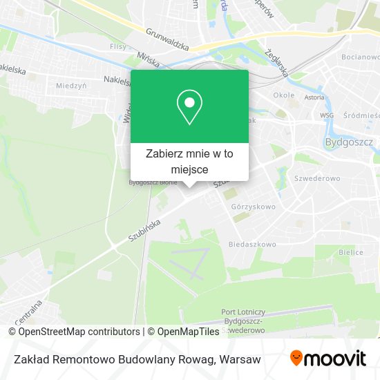 Mapa Zakład Remontowo Budowlany Rowag