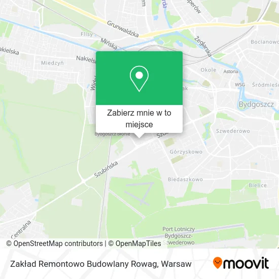 Mapa Zakład Remontowo Budowlany Rowag