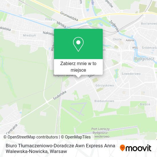 Mapa Biuro Tłumaczeniowo-Doradcze Awn Express Anna Walewska-Nowicka