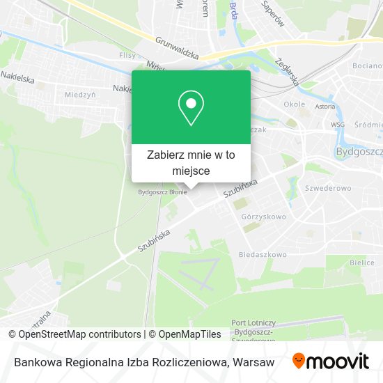 Mapa Bankowa Regionalna Izba Rozliczeniowa