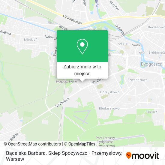 Mapa Bącalska Barbara. Sklep Spożywczo - Przemysłowy