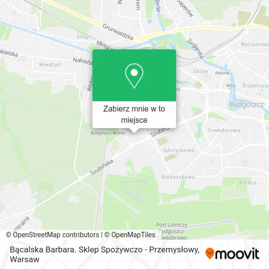 Mapa Bącalska Barbara. Sklep Spożywczo - Przemysłowy