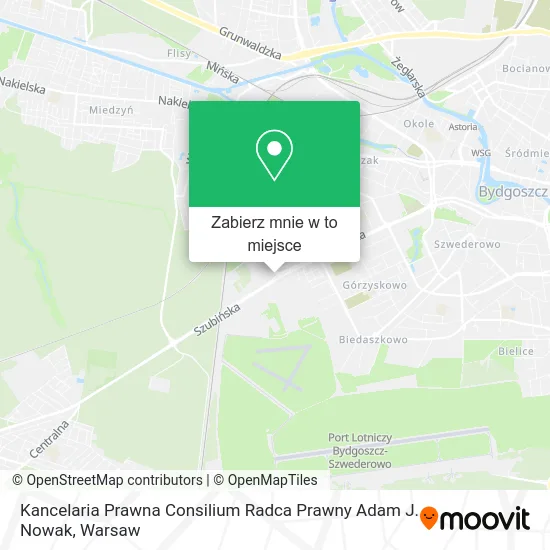 Mapa Kancelaria Prawna Consilium Radca Prawny Adam J. Nowak