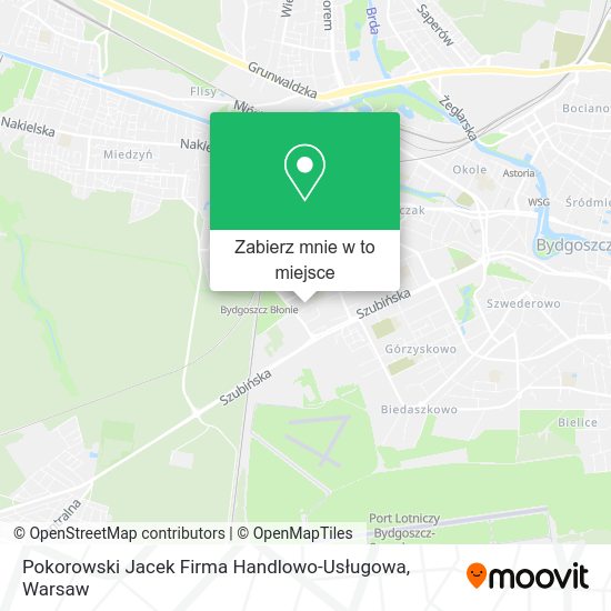 Mapa Pokorowski Jacek Firma Handlowo-Usługowa