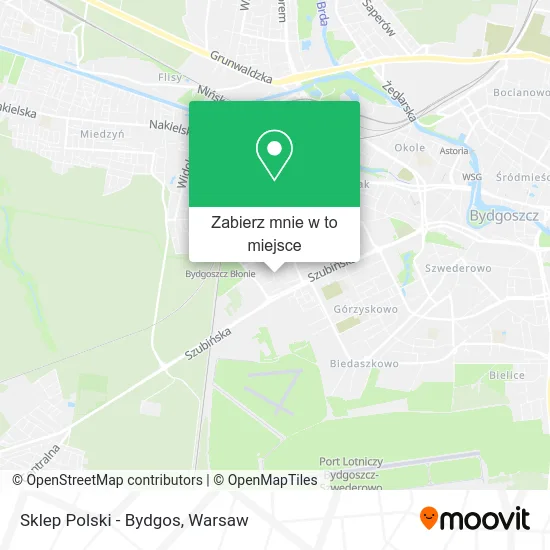 Mapa Sklep Polski - Bydgos