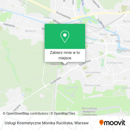 Mapa Usługi Kosmetyczne Monika Rucińska