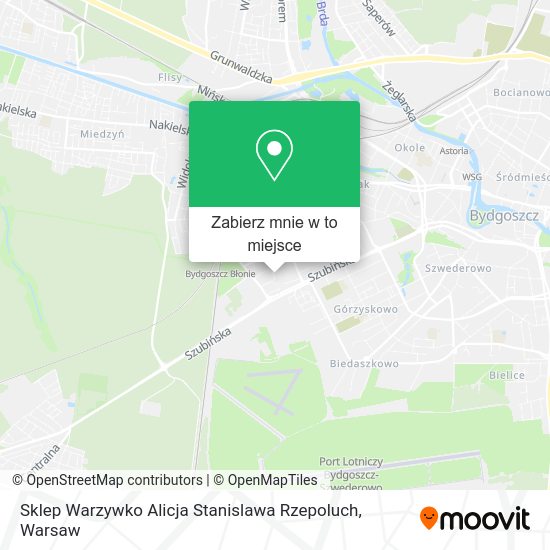 Mapa Sklep Warzywko Alicja Stanislawa Rzepoluch