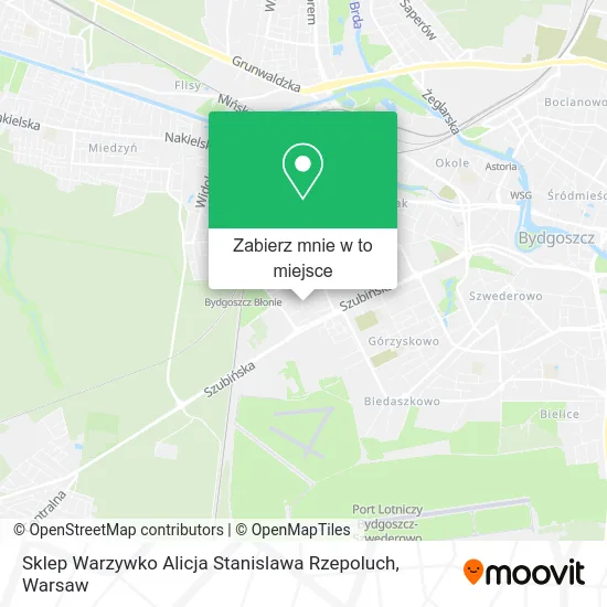 Mapa Sklep Warzywko Alicja Stanislawa Rzepoluch