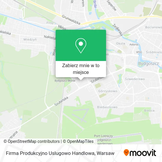 Mapa Firma Produkcyjno Uslugowo Handlowa