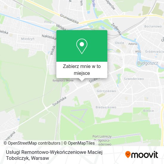 Mapa Usługi Remontowo-Wykończeniowe Maciej Tobolczyk