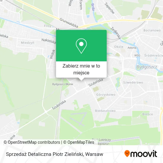 Mapa Sprzedaż Detaliczna Piotr Zieliński