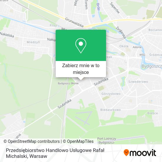 Mapa Przedsiębiorstwo Handlowo Usługowe Rafał Michalski