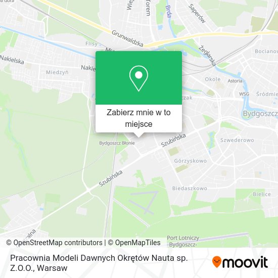 Mapa Pracownia Modeli Dawnych Okrętów Nauta sp. Z.O.O.