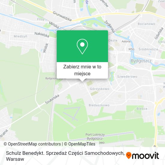 Mapa Schulz Benedykt. Sprzedaż Części Samochodowych