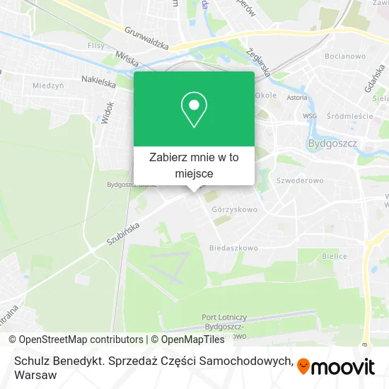 Mapa Schulz Benedykt. Sprzedaż Części Samochodowych