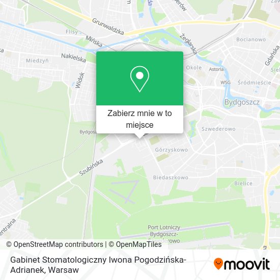 Mapa Gabinet Stomatologiczny Iwona Pogodzińska-Adrianek