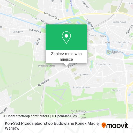 Mapa Kon-Sed Przedsiębiorstwo Budowlane Konek Maciej