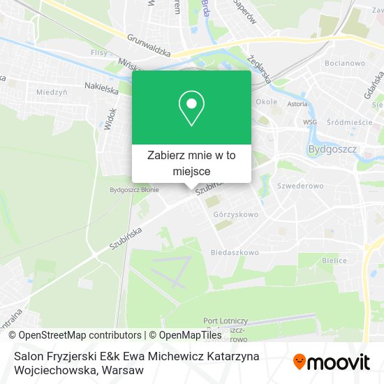 Mapa Salon Fryzjerski E&k Ewa Michewicz Katarzyna Wojciechowska