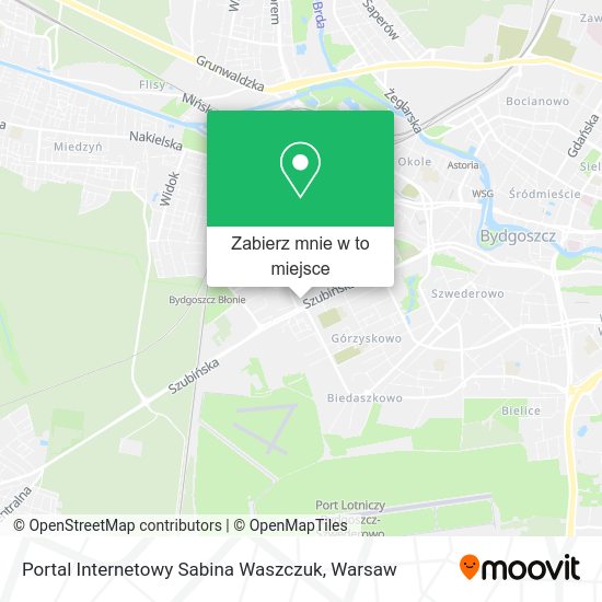 Mapa Portal Internetowy Sabina Waszczuk