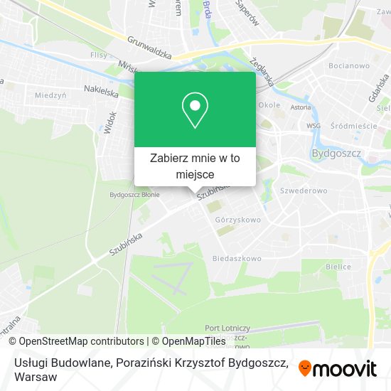 Mapa Usługi Budowlane, Poraziński Krzysztof Bydgoszcz