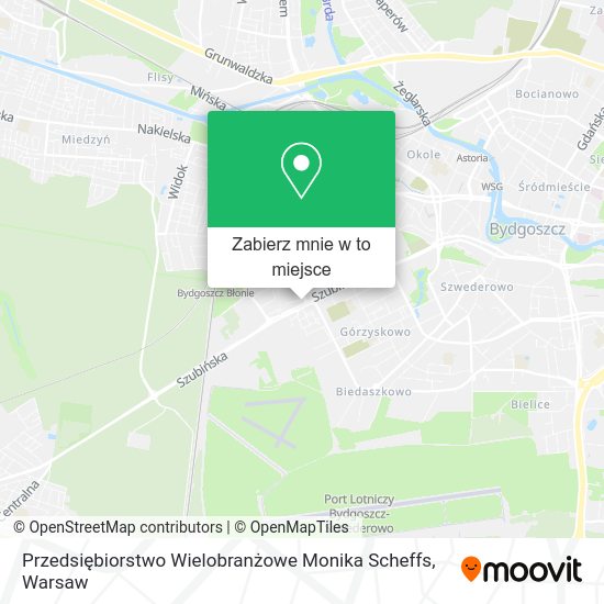 Mapa Przedsiębiorstwo Wielobranżowe Monika Scheffs