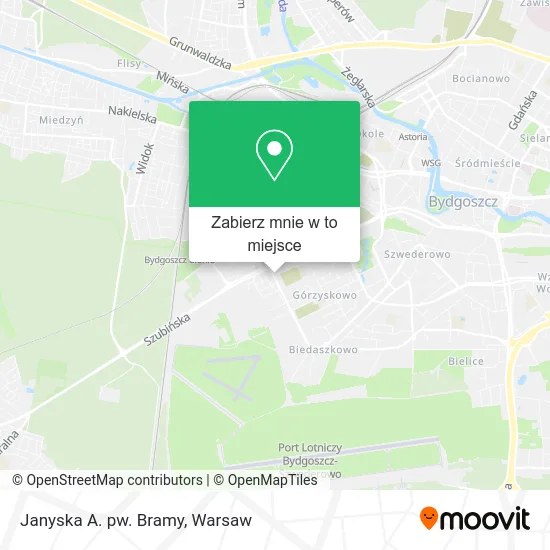 Mapa Janyska A. pw. Bramy