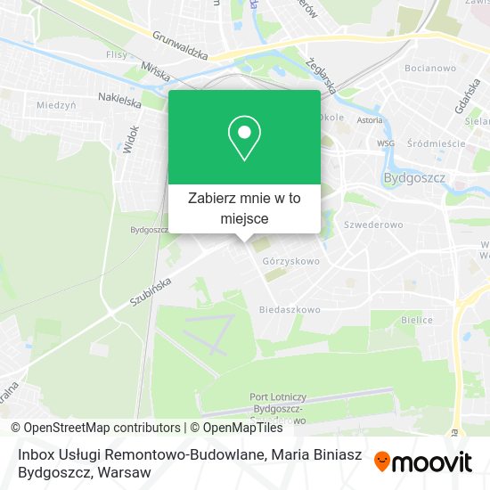 Mapa Inbox Usługi Remontowo-Budowlane, Maria Biniasz Bydgoszcz