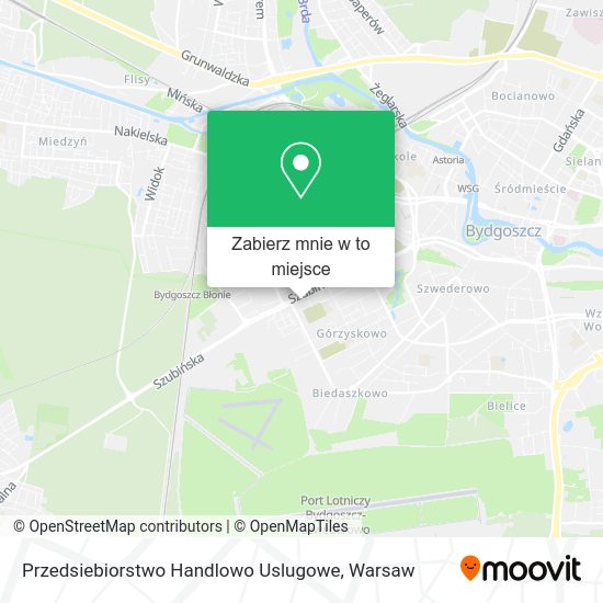 Mapa Przedsiebiorstwo Handlowo Uslugowe