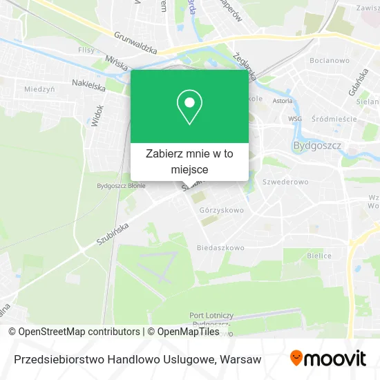 Mapa Przedsiebiorstwo Handlowo Uslugowe
