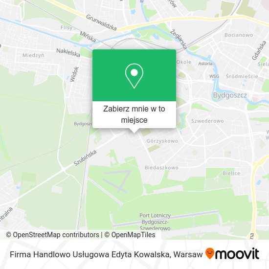 Mapa Firma Handlowo Usługowa Edyta Kowalska