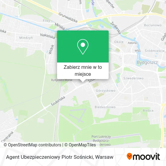 Mapa Agent Ubezpieczeniowy Piotr Sośnicki