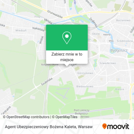 Mapa Agent Ubezpieczeniowy Bożena Kaleta