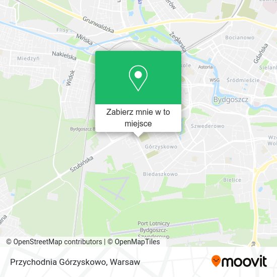 Mapa Przychodnia Górzyskowo