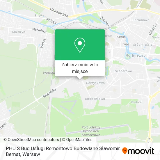 Mapa PHU S Bud Usługi Remontowo Budowlane Sławomir Bernat