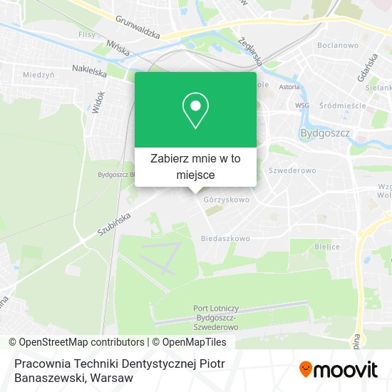 Mapa Pracownia Techniki Dentystycznej Piotr Banaszewski