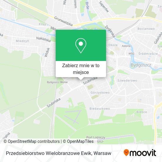 Mapa Przedsiebiorstwo Wielobranzowe Ewik