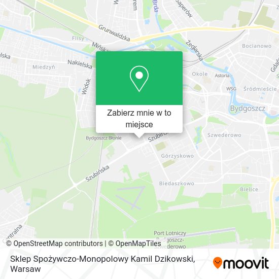 Mapa Sklep Spożywczo-Monopolowy Kamil Dzikowski