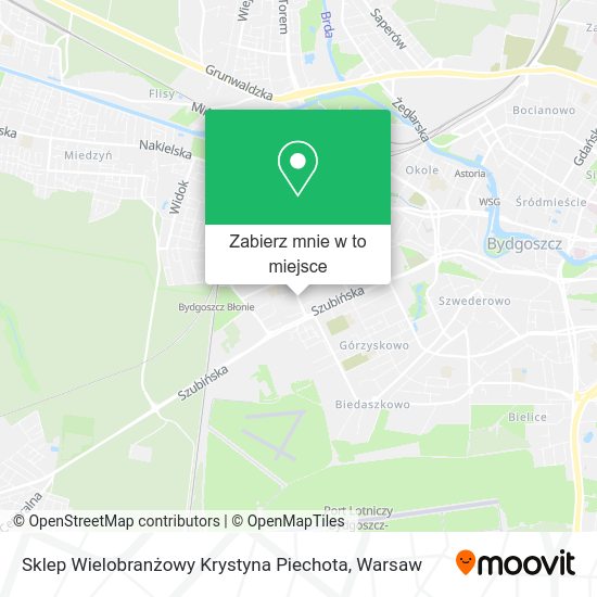 Mapa Sklep Wielobranżowy Krystyna Piechota