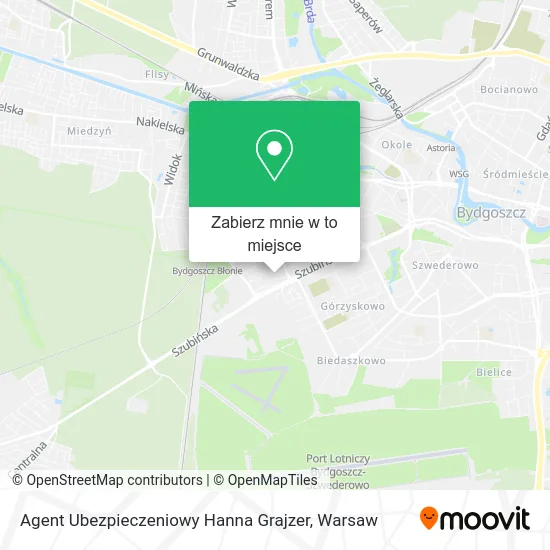 Mapa Agent Ubezpieczeniowy Hanna Grajzer