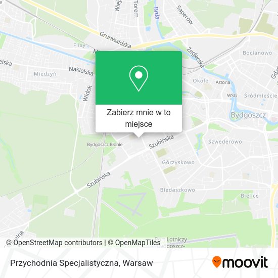 Mapa Przychodnia Specjalistyczna