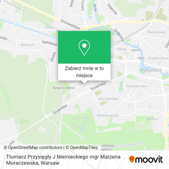 Mapa Tłumacz Przysięgły J Niemieckiego mgr Marzena Moraczewska