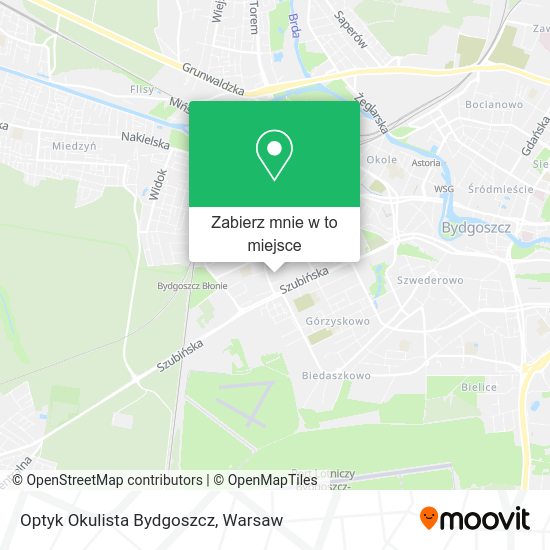 Mapa Optyk Okulista Bydgoszcz