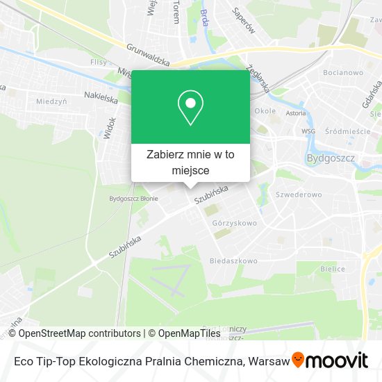 Mapa Eco Tip-Top Ekologiczna Pralnia Chemiczna