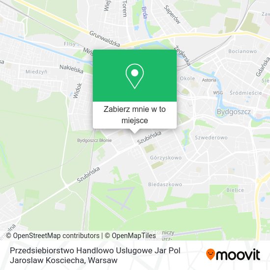 Mapa Przedsiebiorstwo Handlowo Uslugowe Jar Pol Jaroslaw Kosciecha