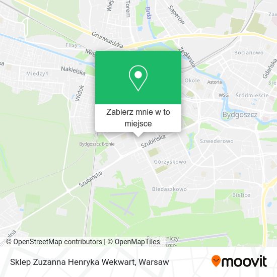 Mapa Sklep Zuzanna Henryka Wekwart