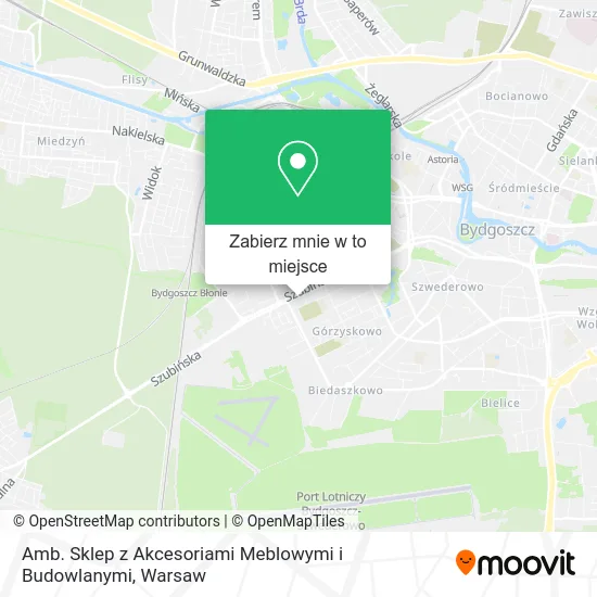 Mapa Amb. Sklep z Akcesoriami Meblowymi i Budowlanymi