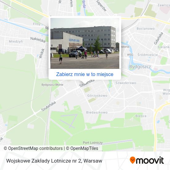 Mapa Wojskowe Zakłady Lotnicze nr 2