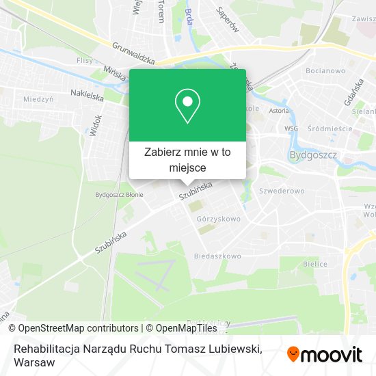 Mapa Rehabilitacja Narządu Ruchu Tomasz Lubiewski