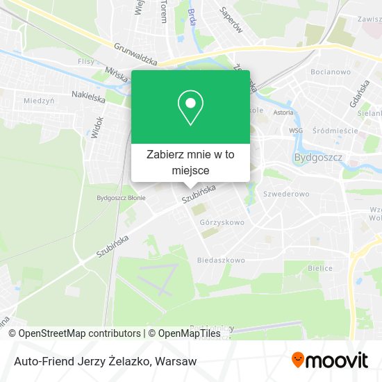 Mapa Auto-Friend Jerzy Żelazko